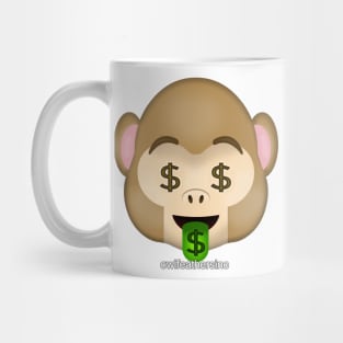 Monkey Money Emoji Mug